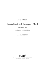 Sonata No. 2 in Bb Major - Movement 1 Sheet Music by Franz Joseph Haydn