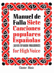 7 Canciones Populares Espanolas Sheet Music by Manuel de Falla