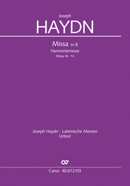 Harmoniemesse in B Sheet Music by Franz Joseph Haydn
