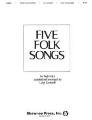 Five Folk Songs Sheet Music by Luigi Zaninelli