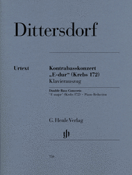 Double Bass Concerto in "E major" Krebs 172 Sheet Music by Karl Ditters Von Dittersdorf
