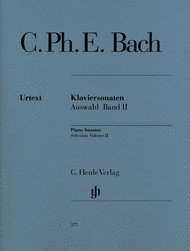 Selected Piano Sonatas - Volume II Sheet Music by Carl Philipp Emanuel Bach