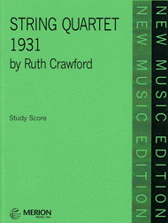 String Quartet 1931 Sheet Music by Ruth Crawford Seeger