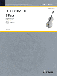 6 Duos op. 49 Sheet Music by Jacques Offenbach