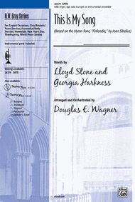 This Is My Song Sheet Music by Douglas E. Wagner