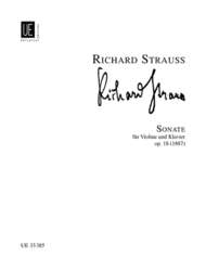 Sonata Op.18 in Eb Major Sheet Music by Richard Strauss