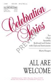 All Are Welcome Sheet Music by Marty Haugen