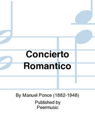 Concierto Romantico Sheet Music by Manuel Ponce