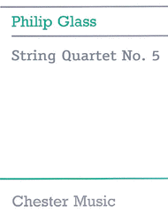 String Quartet No.5 Sheet Music by Philip Glass
