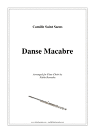 Dance Macabre - complete for Flute Choir Sheet Music by Camille Saint Saens