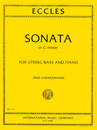 Sonata in G minor Sheet Music by Henry Eccles