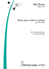 Suite pour violon et piano op. 114 (1926) Sheet Music by Melanie (Mel) Bonis