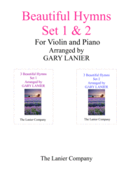 BEAUTIFUL HYMNS Set 1 & 2 (Duets - Violin and Piano with Parts) Sheet Music by WINFIELD S. WEEDEN