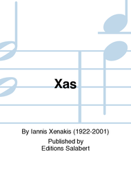 Xas Sheet Music by Iannis Xenakis