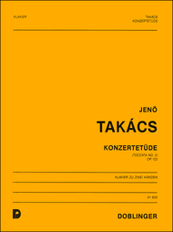 Konzertetude (Toccata Nr. 2) op. 120 Sheet Music by Jeno Takacs