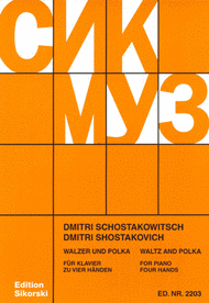 Waltzes and Polkas Sheet Music by Dmitri Shostakovich