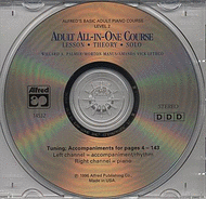 Alfred's Adult All-in-One Piano Course - Level 2 (CD) Sheet Music by Willard A. Palmer