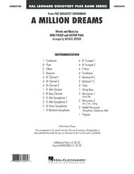 A Million Dreams  (from The Greatest Showman) (arr. Michael Brown) - Full Score Sheet Music by Pasek & Paul