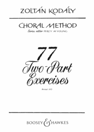 77 2-part Exercises Sheet Music by Zoltan Kodaly