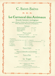 Aquarium (from Le Carnaval des Animaux) Sheet Music by Camille Saint-Saens