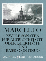 12 Sonatas op. 2/2 Volume 2: 4-6 Sheet Music by Benedetto Marcello
