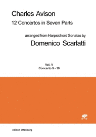 Concerto 9 & 10 (score) Sheet Music by Avison / D.Scarlatti