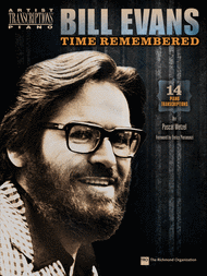 Bill Evans - Time Remembered Sheet Music by Bill Evans