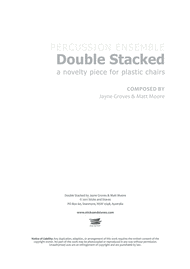 Double Stacked Sheet Music by Jayne Groves