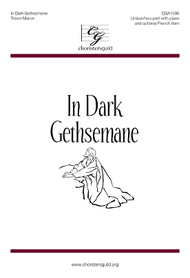 In Dark Gethsemane Sheet Music by Trevor Manor