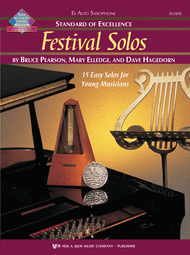 Standard of Excellence: Festival Solos - Alto Sax Sheet Music by Bruce Pearson