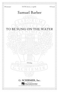 To Be Sung on the Water Op. 42