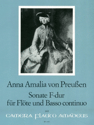 Sonata F major Sheet Music by Anna Amalia von Preussen