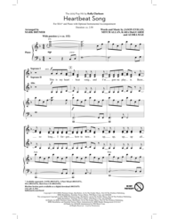 Heartbeat Song Sheet Music by Audra Mae