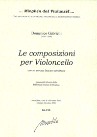 Complete works for Cello (Manuscript