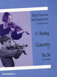 Concerto in G Op. 34 Sheet Music by Oscar Rieding