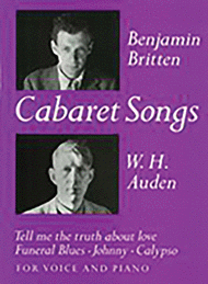 Cabaret Songs Sheet Music by Benjamin Britten