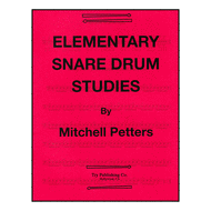 Elementary Snare Drum Studies Sheet Music by Mitchell Peters