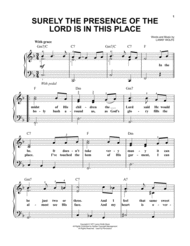 Surely The Presence Of The Lord Is In This Place Sheet Music by Lanny Wolfe