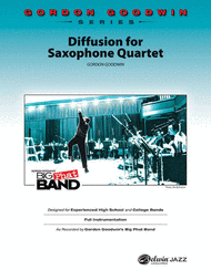 Diffusion for Sax Quartet Sheet Music by Gordon Goodwin