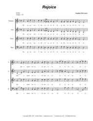 Rejoice Sheet Music by Stephen DeCesare