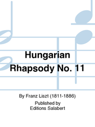Hungarian Rhapsody No. 11 Sheet Music by Alfred Cortot