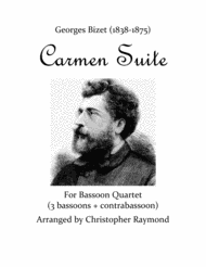 Carmen Suite - for bassoon quartet Sheet Music by Georges Bizet