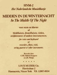 Midden in de Winternacht Sheet Music by C.P.E. Bolick Droppert