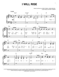 I Will Rise Sheet Music by Chris Tomlin