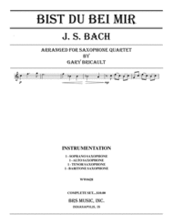 Bist Du Bei Mir Sheet Music by Johann Sebastian Bach