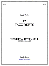 12 Jazz Duets for Trumpet and Trombone Sheet Music by Jack Gale