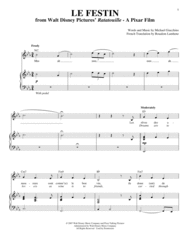 Le Festin (from Ratatouille) Sheet Music by Boualem Lamhene