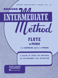 Rubank Intermediate Method - Flute Or Piccolo Sheet Music by J.E. Skornicka