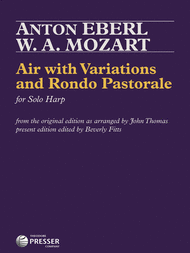 Air With Variations And Rondo Pastorale Sheet Music by Anton Eberl Wolfgang Mozart