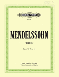 Piano Trios - Complete Sheet Music by Felix Bartholdy Mendelssohn
